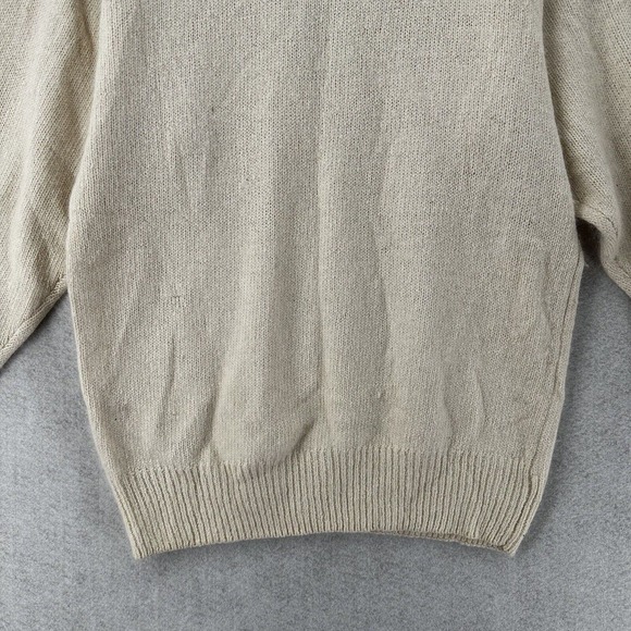 Diffusion Sweater Womens MED Ivory Southwestern Fair Isle Angora Silk Turtleneck - Picture 10 of 14